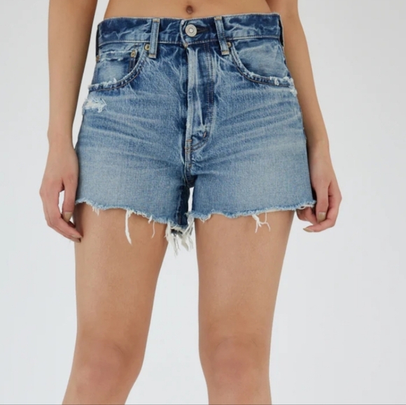Moussy Vintage Denim Shorts size 28 Button Fly - Picture 1 of 10